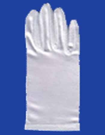 Satin gloves 2500 Ft=6.03 Euro/Pair - WHITE (fehér)